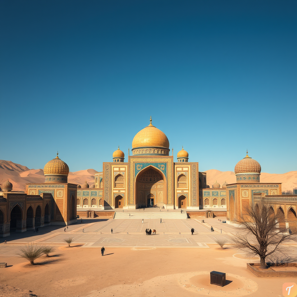 Uzbekistan Essence Illustration