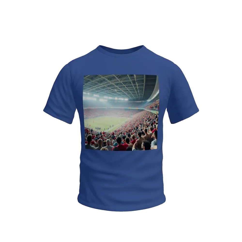 Generate an image capturing the atmosphere of a sporting event in a crowded stadium. Showcase the energy, excitement, and competition as athletes engage in their respective sports. The scene is alive with action, capturing the essence of a thrilling sporting event