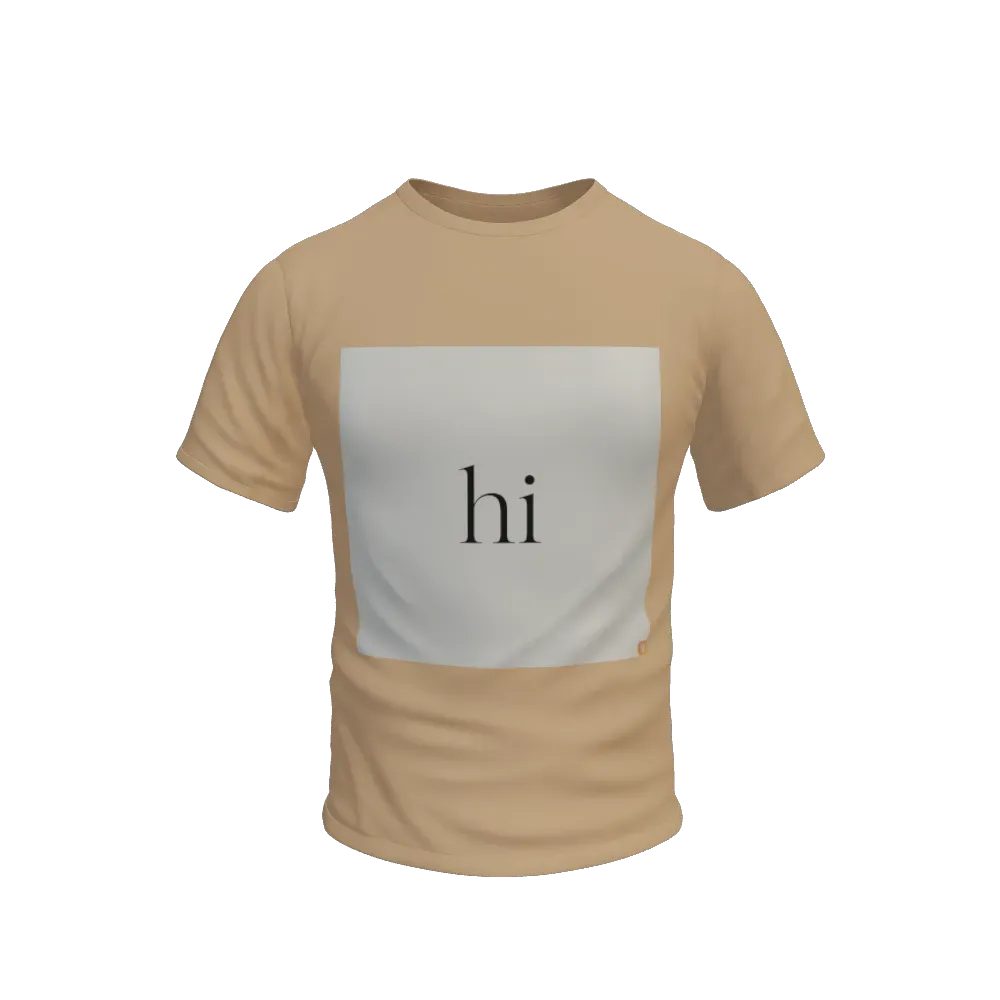Core visual concept: Text into visually appealing style. Keep it reusable, product-agnostic, and focused on the main visual subject. Remove names, URLs, exact text, logos, and one-off details. Do not mention shirts, mugs, stickers, posters, or other print products. hi