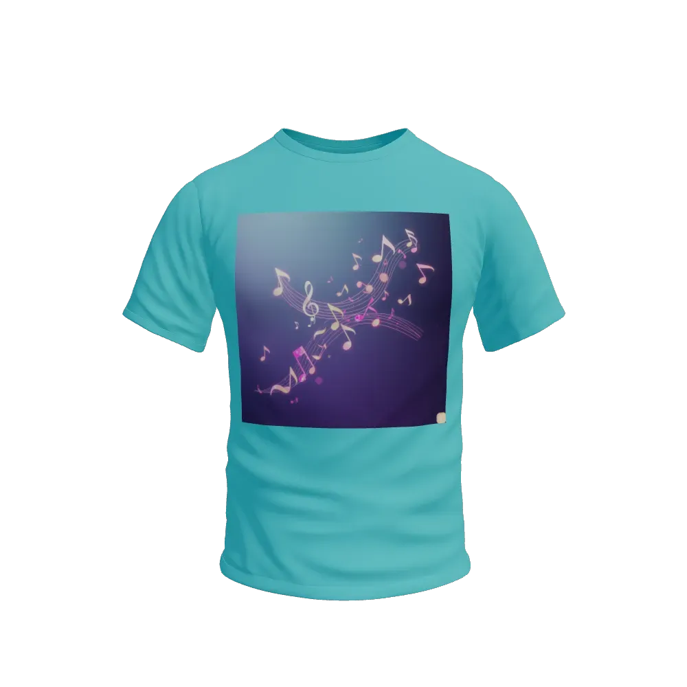 Generate an image visualizing musical notes in an abstract and dynamic composition. Let the musical notes dance in the air, forming a symphony of shapes and symbols that convey the essence of sound. Show the notes floating and intertwining in air, creating a visually harmonious composition.”
