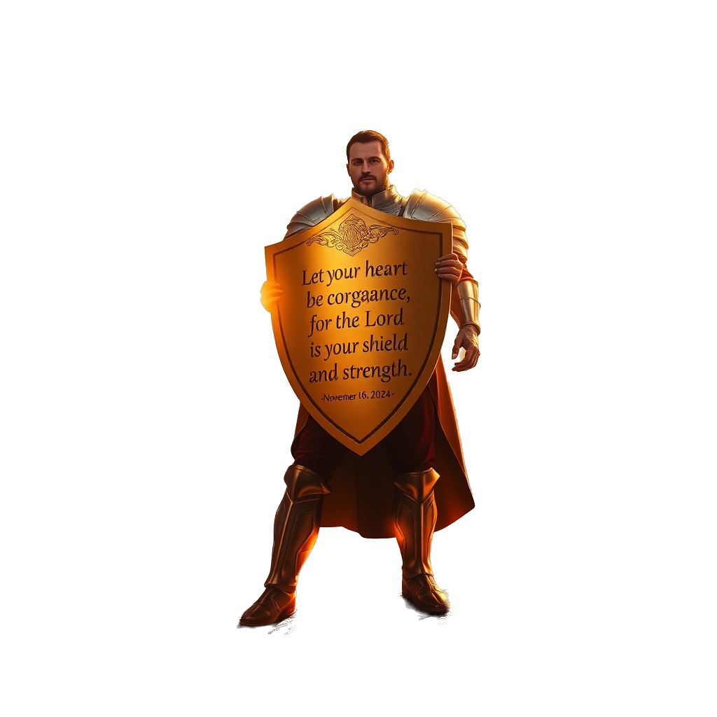 Text to Brave Figure At Dawn ShirtTale