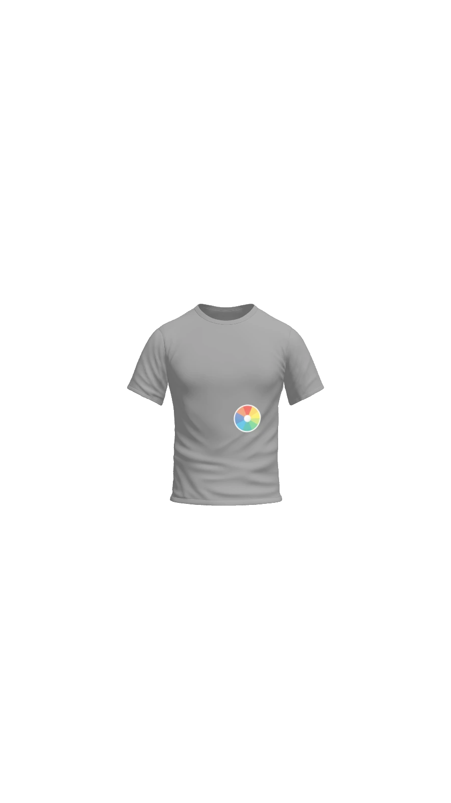 Clean, circular color wheel showing primary and secondary hues arranged evenly with soft, neutral background for easy reuse in design projects. i am mike